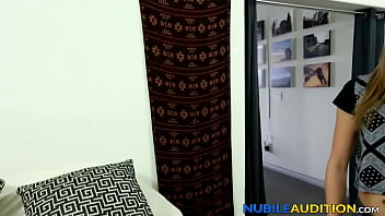 Preview 1 of Moms Anf Boy - Cute brunette wants that cash so she fucks at fake casting