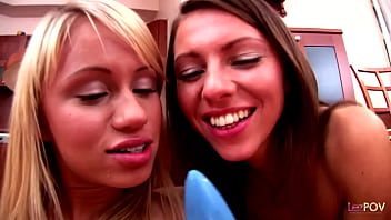 Preview 4 of Like Vagina Baby - Anal addicted blonde loves to mingle with her lesbian friends wet cunt in the kitchen