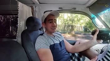 Preview 3 of Sophie Dee Cam - STEP GAY DAD &quot_THE HITCHHIKER&quot_ - Roadside Rendezvous