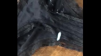 Preview 4 of Rubateen Com - A morning cum shot on her black panties