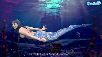Preview 1 of Vidio Sex Jilbab - Mermaid masturbates till she gets even more wet