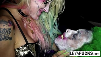 Preview 4 of Bro Sister Xxx Video - Cos Play Whorley Quinn gets fucked by the Joker