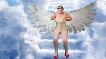 Preview 1 of Vajpuri Sex Com - The Granny Carmen Angel: Angelic Dildo Fucking Gilf