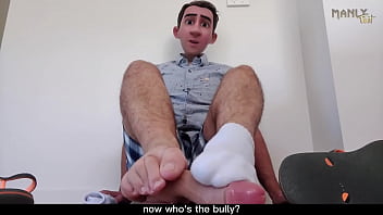 Preview 4 of Soduce Teen Boy - STEP GAY DAD - DAGGY FOOTWARE - The episode that will have you wishing your cock was between step dads flip flops and socked soles.