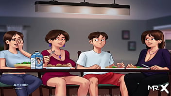 Preview 4 of Festival Booty - SummertimeSaga - Two Matures Play With Handles Under The Table E2 # 64