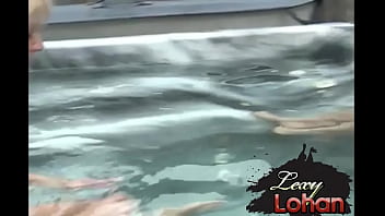 Preview 1 of Kartoon Movies - Lexy Lohan and lesbian girl Bikini and Nude Jacuzzi Photoshoot