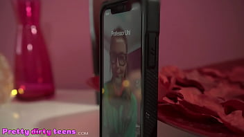 Preview 1 of Sister Ama - DEVIANTE - Skinny small tits teen takes a break from study and let&#039_s her much older mature professor lick her perfectly shaved tiny pussy and fuck her strongly until he prematurely ejaculates and later creampies her pussy