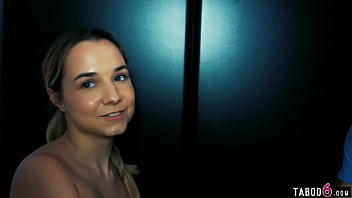 Preview 1 of Adorable Korean Babe Fucked - Perverted step dad fucks his daughters teen friend Mona Blue in the night
