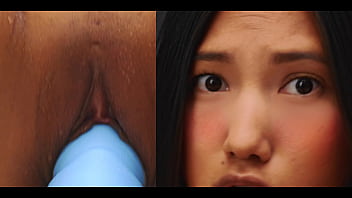 Preview 3 of Hd Sex Sex Zoo Animal - Asian Teen masturbates untill intense orgasm