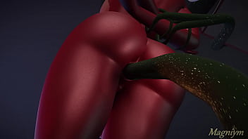 Preview 3 of Military Ass Fuck - Halloween Animation - Foxy is fucked by a pumpkin