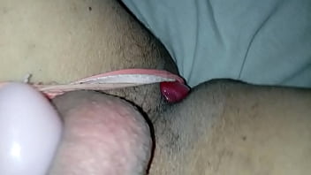 Preview 4 of Saggy Tcutie - cdzinha crossdress sissy slut brincando com dildo e cinto de castidade