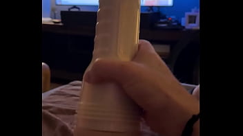 Preview 2 of A Girl Banged By A Boy - i love my fleshlight