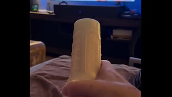 Preview 1 of A Girl Banged By A Boy - i love my fleshlight
