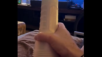 Preview 4 of A Girl Banged By A Boy - i love my fleshlight