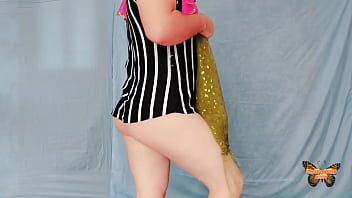 Preview 2 of Hot Wwe - Crossdresser Model Magic: Dancing with Grace