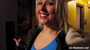 Preview 4 of Babypoddos - Flashing her Pussy for all the workers