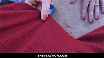 Preview 2 of Gay Jappan - Big Tits MILF Stepmom Sits On Stepson&#039_s Dick Outdoors By Pool POV - Summer Hart,  Love
