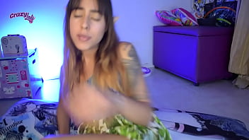 Preview 2 of Bit Tights Wit Licking Pussy - Elf costume- I show you my cute and tiny feet