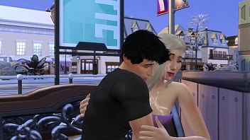 Preview 4 of G10 Pinay Scandal - Voyeur spy on Ladyboy blowjob in Bathroom [Futa] Sims 4 | MU S01E07