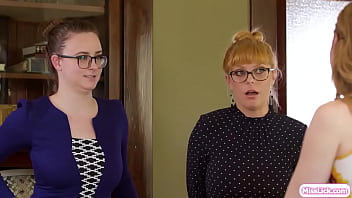 Preview 2 of Girfriends 4ever - Librarians caught licking by a customer
