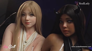 Preview 4 of Wwwbfsexvideos - Meet Angela &amp_ Irene: A Closer Look at Modern Silicone Sex Dolls