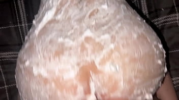 Preview 3 of Cd Blonde - She&#039_s All Foamy - Huge Soapy Ass Gets A Huge Cock