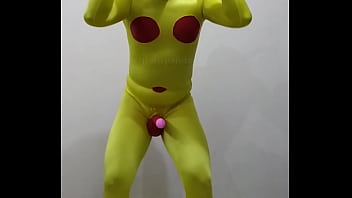 Preview 2 of Yunosino2 - Zentai bee wasp penis string