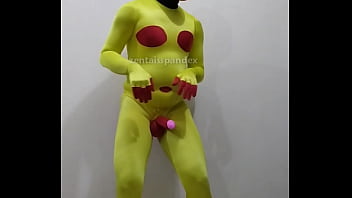 Preview 4 of Yunosino2 - Zentai bee wasp penis string