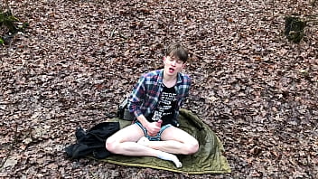 Preview 4 of My Asian Friend And I - Camping with Daddy Outdoor /daddy Filmed me &amp_ CUM AS VULCANO / Cute Boy