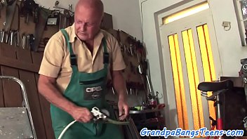 Preview 1 of German Milf Sweat Our Boy - I&#039_m hungry for big dicks!