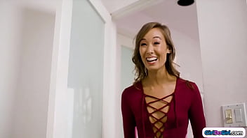 Preview 1 of Hot Sex Pov Queef - Asian stepmom and stepdaughter squirting