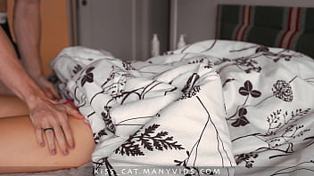 Preview 1 of Mature 4 You - Blindfolded Step mom waiting husband,  but... surprise! Step son risky fuck until cum inside pussy