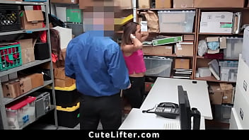 Preview 1 of Hime Invasion - Cute Teen Caught Shoplifting and Has to Get Fucked by Mall Officer