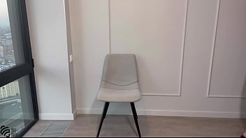 Preview 1 of Muslim Girls Rep Vedios - Footjob on a chair