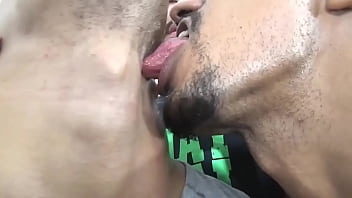 Preview 3 of Tree Girls Bath - Latino neck lick