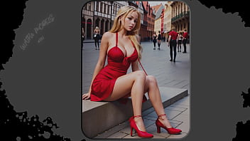 Preview 1 of Barefoot Cock Boy - Elegance in Every Glance: Aurora Nightingale&#039_s Journey of Beauty and Grace Part 2 | #AI | Waifu Models #006