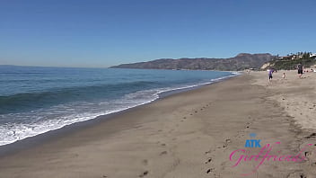 Preview 1 of 18 Ebony Bbc - Beach date with Kourtney Ray who loved having her pussy played with and giving road head POV
