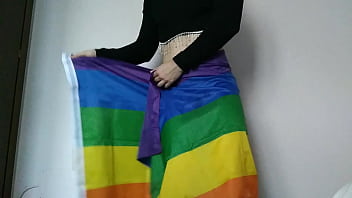 Preview 1 of Nessi Boob - High level of faggot. I want to be a super faggot making a show with two big eggplants!