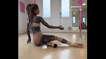 Preview 1 of Step Mother Sun Fak - Tattoo doesn&rsquo_t work with pole dance ?Let me know your answer in the comments.-Seriously I edit this video like crazy...