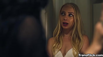 Preview 2 of Friends Mom With Blacked - HORROR SEX! Transsexual vampire Ariel Demure fucks her hot blonde girlfriend! Braylin Bailey!