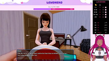 Preview 3 of Xxx Sex Love - VTuber LewdNeko Plays Harem Hotel Part 19
