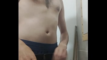 Preview 1 of Muslim Rial Xxx - Undressing for masturbation in the bathroom