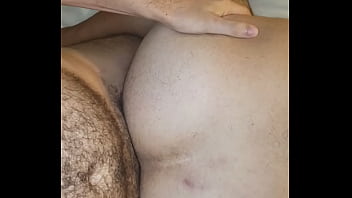 Preview 2 of Threesome Public - Chic&atilde_o de quatro levando rola do mineiro Ativo