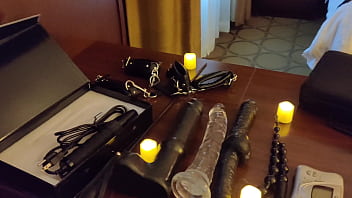 Preview 1 of Gay Real Son - bdsm toy setup