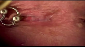 Preview 4 of Dogy Hard - Extreme Close Up Rubbing My Pierced Clit by MakeUp Brush and Huge Orgasm make me completely Wet my Pussy