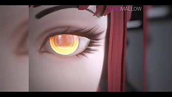 Preview 3 of Marina Strong On Redhead Chick - Makima Compilation 10