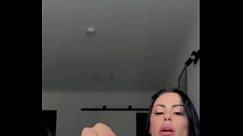 Preview 3 of Sre Lankan Sxs - Hot brunette sucking huge DILDO and masturbating until ORGASM