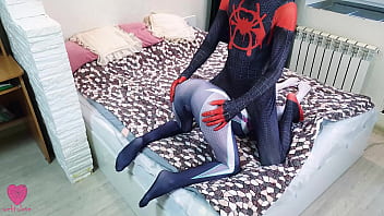 Preview 1 of Repi Corean X - Sexy Spider-Man Multiverse: Miles Morales passionately fucked Gwen Stacy and filled her mouth with cum