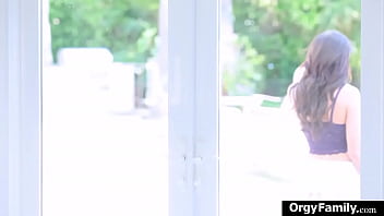 Preview 2 of Asian Hairy Mom Sex - Stepdaughter Caught Her Boyfriend Fucking Her Stepmom and Wants to Join Them - Orgyfamily