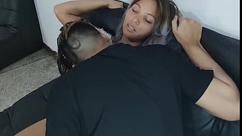 Preview 2 of Mom N San Xxx Bdo - Linda Vecina Viene a Ver Una Pelicula Conmigo y Termino Follandola y Me Dice Que Me Corra Dentro Mienstras Sus Vecinos Estan Arriba